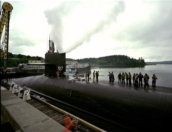 Tàu ngầm USS Michigan (SSBN-727/SSGN-727) của Hải quân Mỹ.